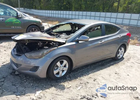 2013 Hyundai Elantra Gls из США, поврежденный, VIN 5NPDH4AE7DH417622